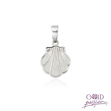 Colgante concha pórtico de la catedral de Santiago fabricada en plata 925